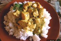 Aromatic Basil Coconut Chicken Curry