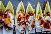 Smoky Almond & Cream Cheese Endive Boats
