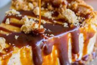 Autumn Spice Layered Cheesecake