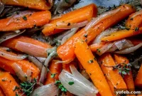 Thyme-Infused Sautéed Carrots and Shallots