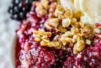 No-Fuss Blackberry Cobbler with Golden Oat Crumble