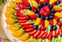 Pillowy Sugar Cookie Fruit Pizza Delight