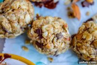 Easy No Bake Peanut Butter Oatmeal Energy Balls