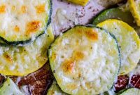 Golden Parmesan Zucchini Bake