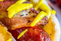 Crispy Bacon-Wrapped Grilled Hot Dogs