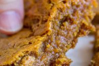Decadent Pumpkin Caramel Swirl Bars