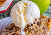 Spiced Apple Custard Pie with Cinnamon Streusel