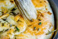 Sizzling Skillet Rosemary Garlic Bread