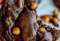 Irresistible Double Chocolate Caramel Cookies
