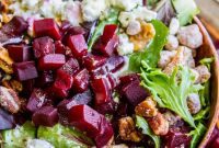 Effortless Feta and Beet Green Salad