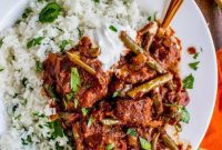 Tender Lebanese Beef and Green Bean Braise