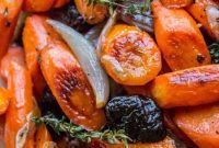 Caramelized Carrots and Plums with Apple Cider Glaze