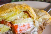 Roast Beef, Carrot, Potato Comfort Pie