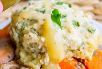 Grandma Georgia’s Cozy Crockpot Chicken and Dumplings