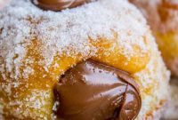 Molten Nutella Doughnut Bliss