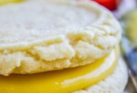 Zesty Lemon Curd Sugar Cookie Sandwiches