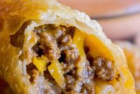 Cheeseburger Egg Rolls Crispy Cheesy Perfection