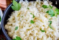Fluffy Cauliflower Rice from Scratch