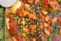 Malaysian Satay Chicken Pizza