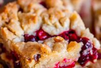 Buttery Cranberry Shortbread Bliss