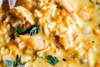 Velvety Turkey and Rice Soup (Slow Cooker or Stovetop)