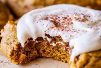 Brown Butter Glazed Soft Pumpkin Cookies