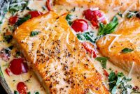 Creamy Tuscan Salmon in 30 Minutes