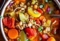 Satisfying Ground Turkey Vegetable Weight Loss Soup