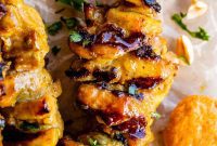 Authentic Thai Chicken Satay with Creamy Peanut Sauce