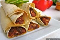 Crispy Baked Black Bean Taquitos