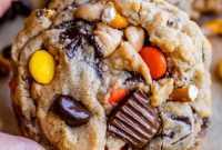 Loaded Reese’s Peanut Butter Pretzel Cookies