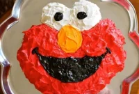 How to Make an Elmo Cake The Easy Way No Cake Pan Required
