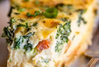 Effortless Bacon and Spinach Quiche