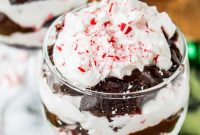 Peppermint Brownie Trifle Delight