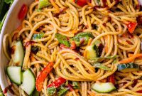 Vibrant Spring Sesame Noodles