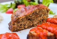 Tender Turkey Meatloaf with a Rich Roasted Red Pepper Glaze