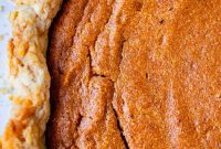 Golden Sweet Potato Pie Crowned with Salted Caramel Cream