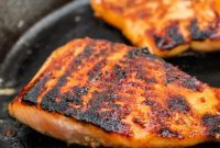 Honey-Glazed Salmon with Nutty Lime Butter Sauce