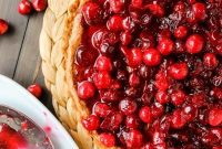 Nutty Brown Butter Cranberry Tart