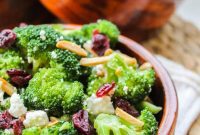 Vibrant Broccoli with Tangy Feta and Crispy Almonds