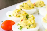 Zesty Guacamole Deviled Eggs