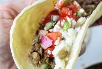 Zesty Greek Lentil Tacos with Cool Cucumber Pico