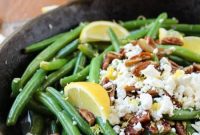 Zesty Green Beans with Creamy Feta and Crispy Pecans