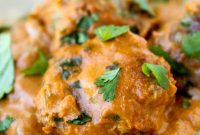 Creamy Chicken Tikka Meatballs