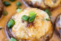 Blazing Blue Cheese & Bacon Stuffed Mushrooms