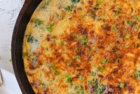 Savory Spinach and Bacon Frittata
