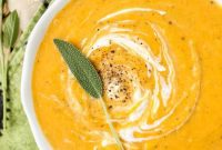 Velvety Roasted Butternut Apple Soup
