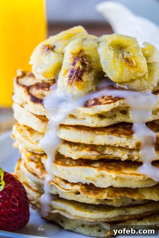 Banana Macadamia Pancakes from The Food Charlatan