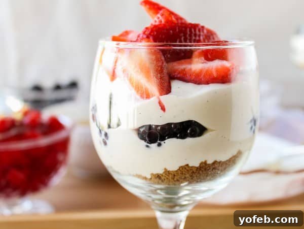 Irresistible Dulce de Leche Cheesecake Parfaits 10 No Bake Cheesecake Parfait Bar from TheFoodCharlatan.com