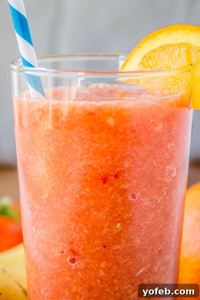 Sun-Kissed Watermelon Orange Smoothie 6 Orange Watermelon Sunshine Smoothie from The Food Charlatan